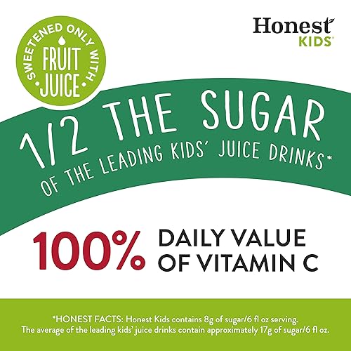 Miniatura 5 de Honest Kids Bebida de jugo orgánico, Appley Ever After, caja de jugo de 6.75 onzas líquidas, paquete de 40