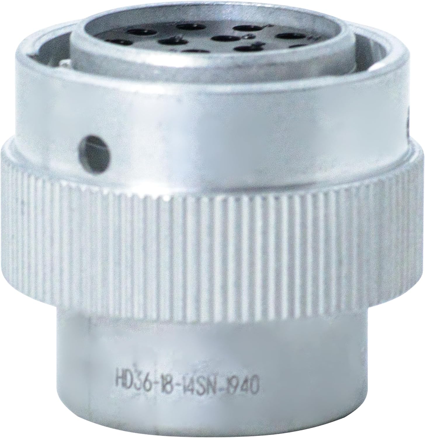 HD36-18-14SN, 14-Pin Industrial Circular Connector, Silver
