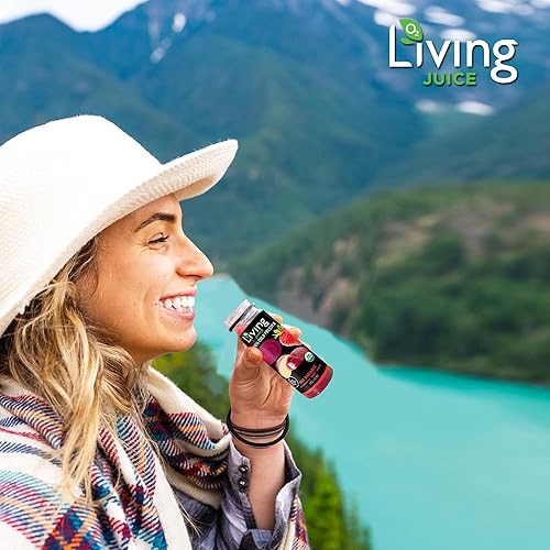 Miniatura 4 de O2 Living Jugo orgánico prensado en frío, sin azúcar ni agua añadida, bebida hecha con frutas y verduras frescas, nutrientes, vitaminas y minerales