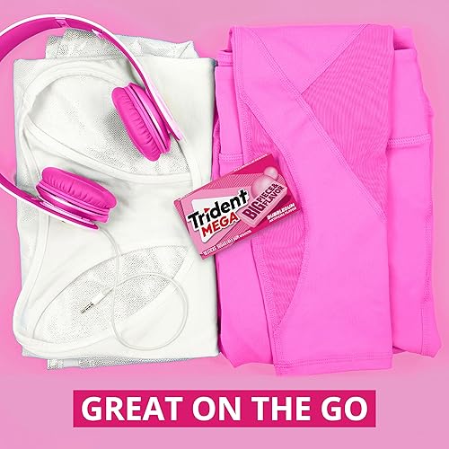 Vista 43 de Trident Mega Spearmint - Goma de mascar sin azúcar, 9 paquetes de 10 unidades (90 unidades en total), 10 unidades (paquete de 9)