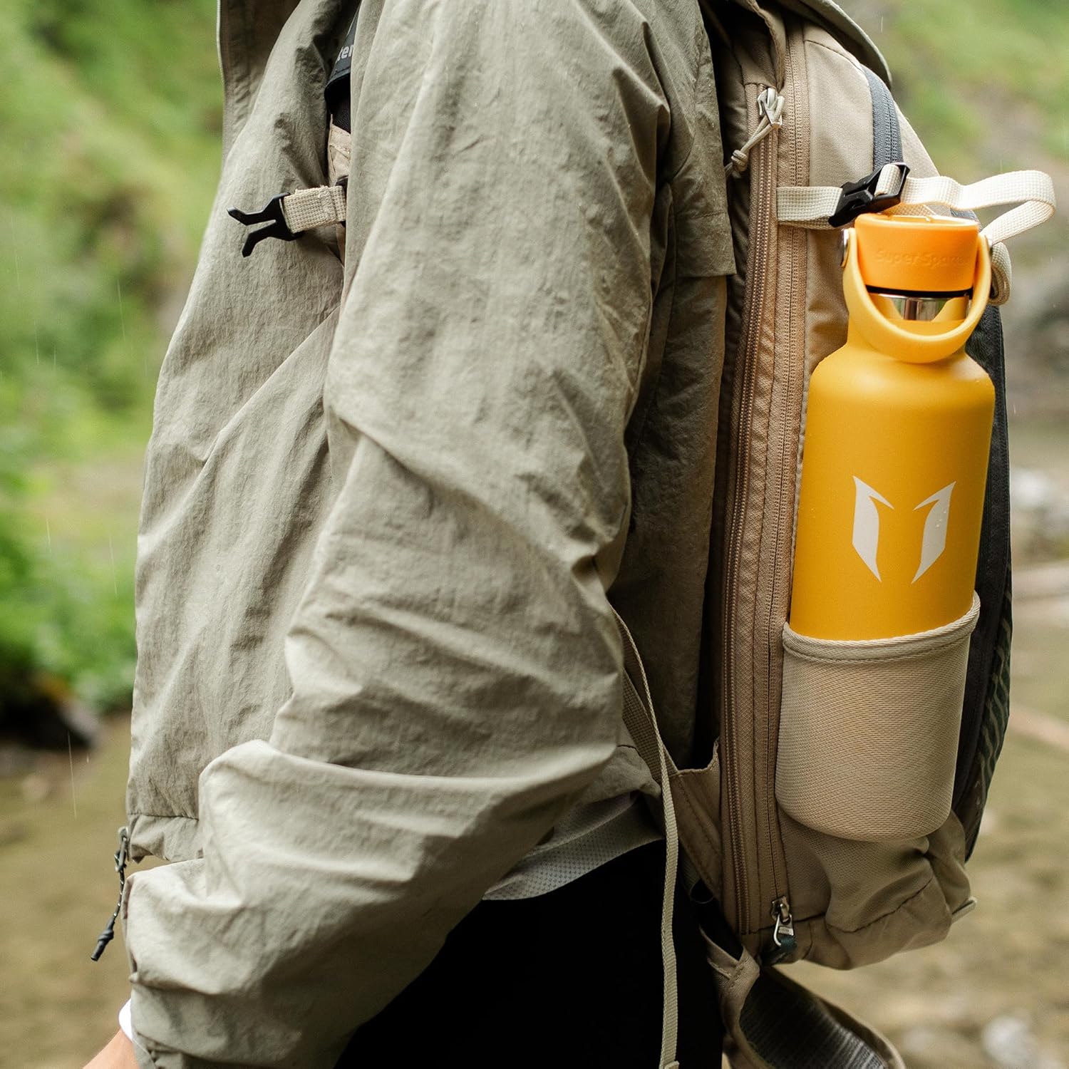 Sparrow Insulated Water Bottle - 350ml/500ml/750ml/1L/1.2L - FlipFlow Metal Water Bottles with Straw Lid - BPA Free - Leakproof Stainless Steel Flask for Sport, Gym, School, Outdoor, Travel — image 8