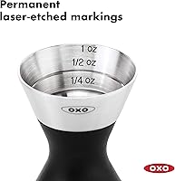 Vista 7 de OXO Cuchara flexible Good Grips + OXO SteeL Double Jigger