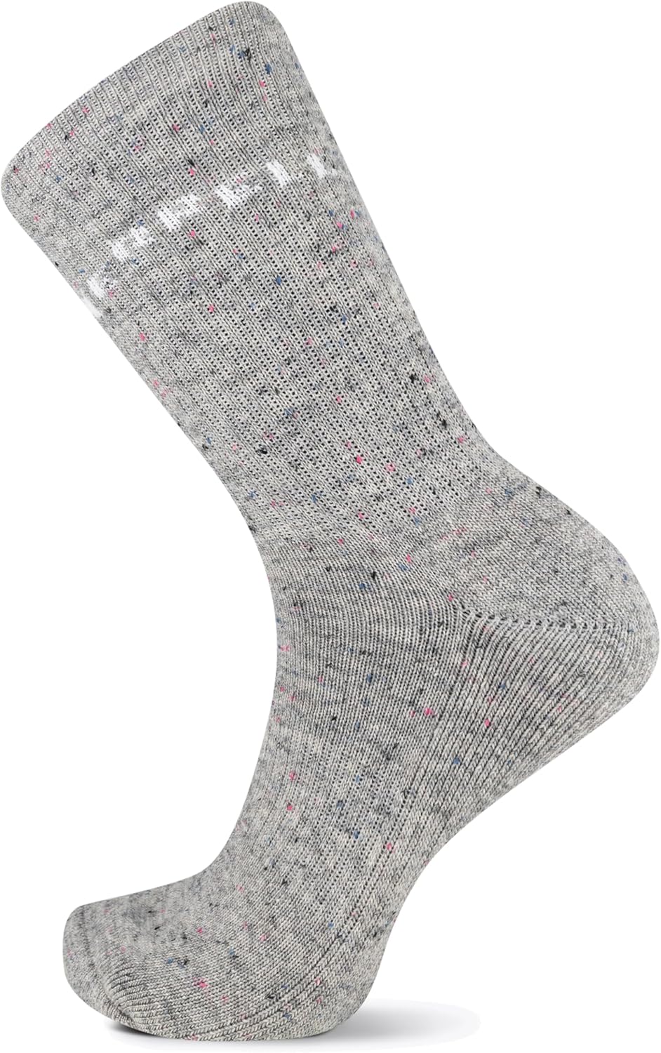 Merrell Unisex-adults Men's and Women's Speckled Wool Blend Crew Socks - Unisex Moisture Wicking