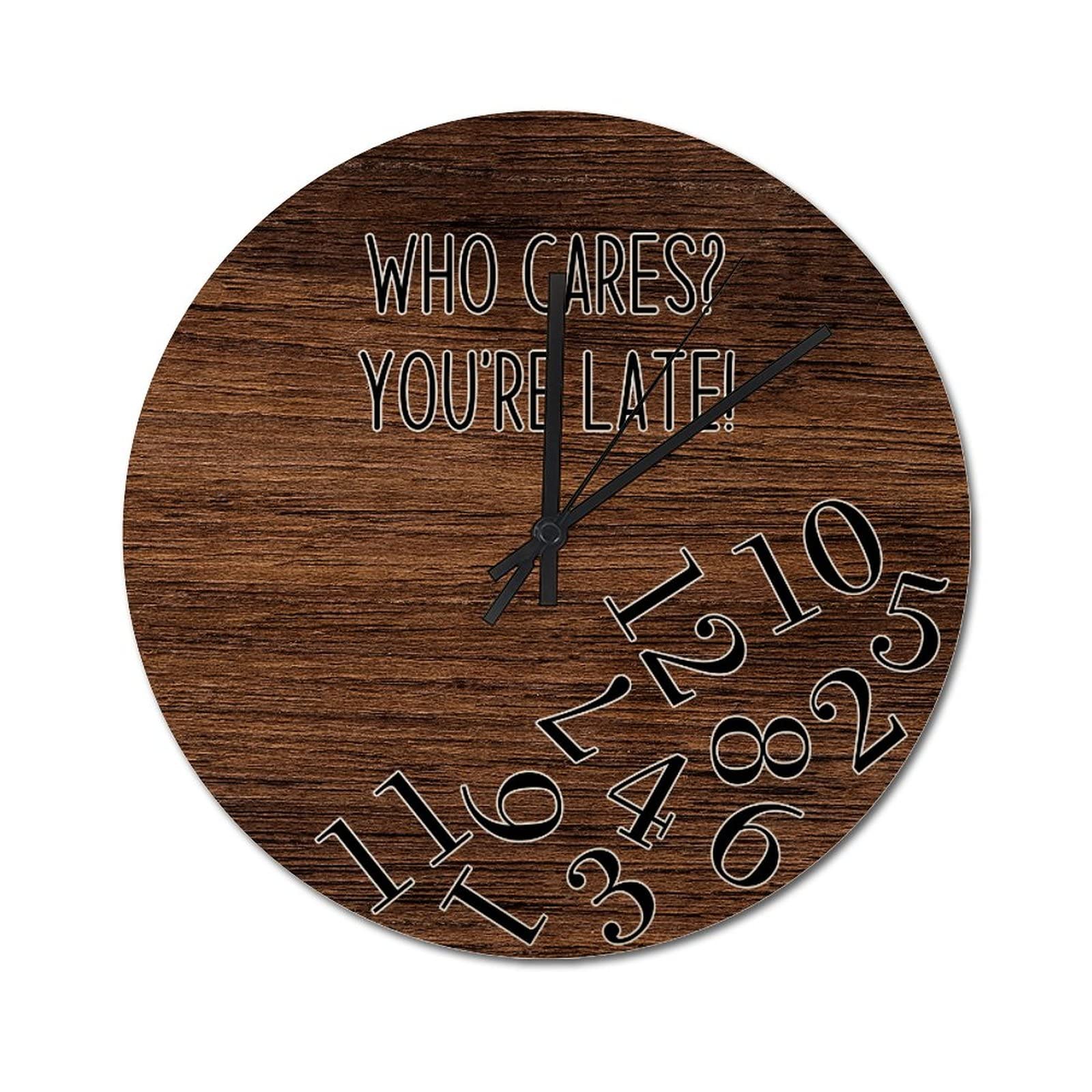 Horloge murale rustique silencieuse sans tic-tac pour une décoration apaisante