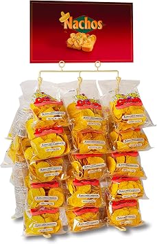 Popcorn Supply Company Chip Display Rack with Nacho Sign