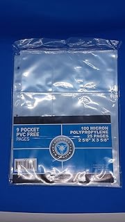 9 Pocket Trading Card Pages