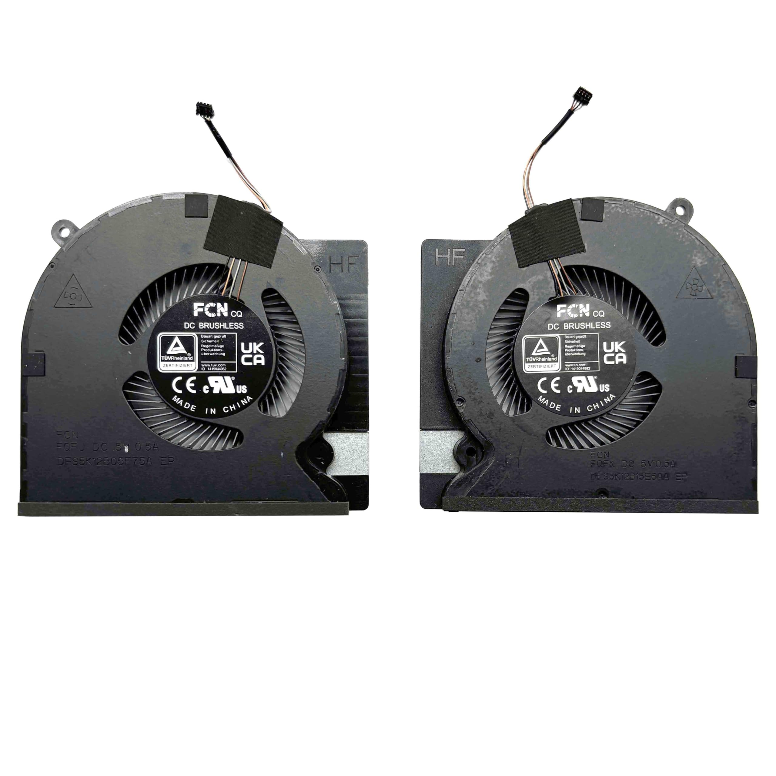 BestParts New CPU+GPU Cooling Fan Replacement for Razer Blade 14" (2024) | RZ09-0508, RZ09-0508x (Ryzen 8945HS Processor, RTX 40 Series Graphics)