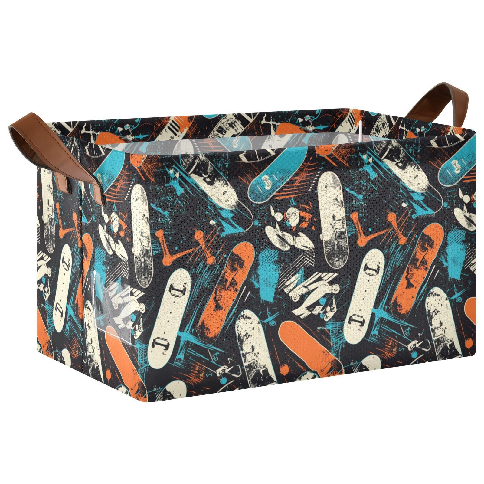 Grand bac de rangement cube étanche pour chambre à coucher et garde-robe ordonnée