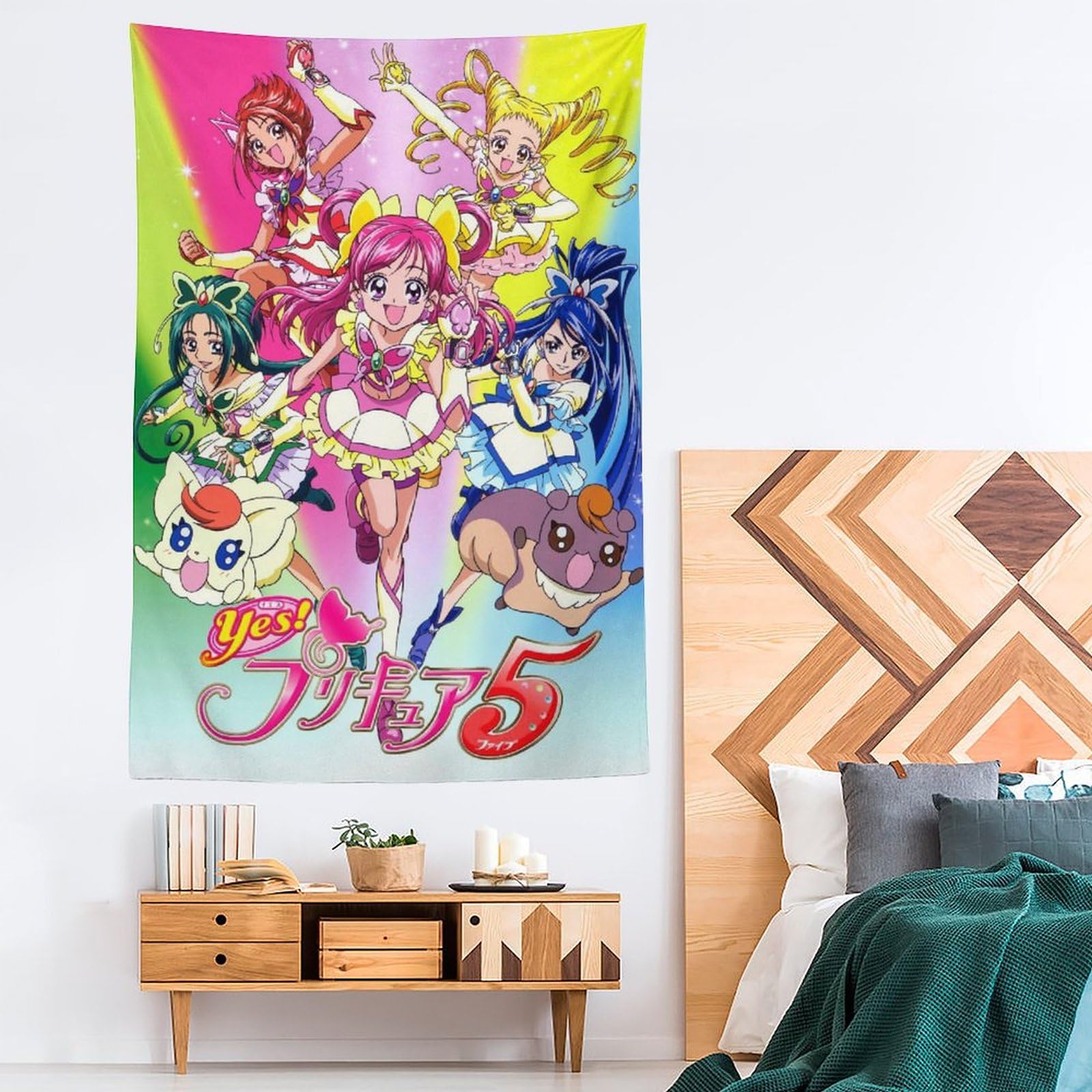 Amazon.co.jp: ふたりはプリキュアタペストリー 壁掛けタペストリー 布 