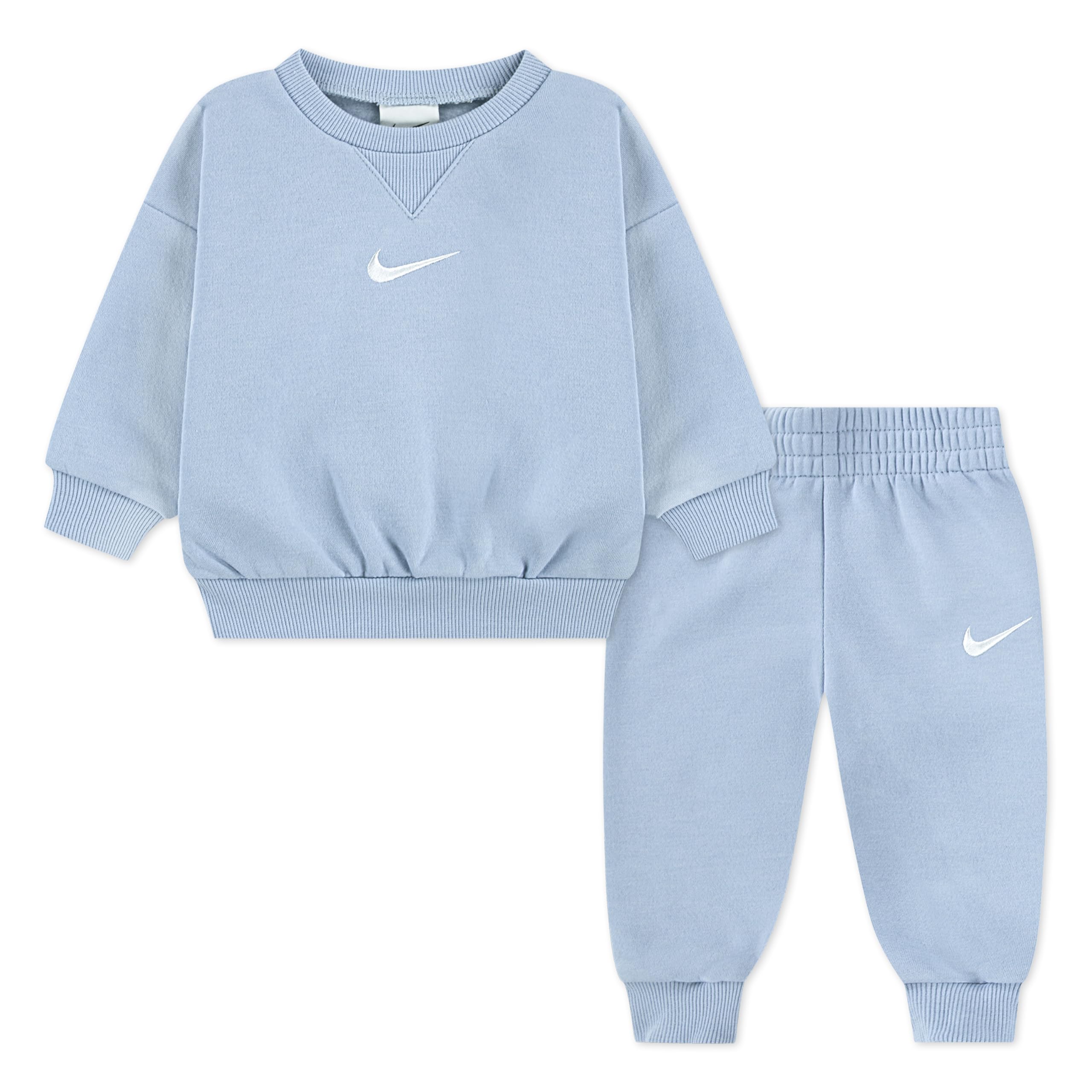 Nike Unisex Kids Blue Kids Essential Fleece Tracksuit In