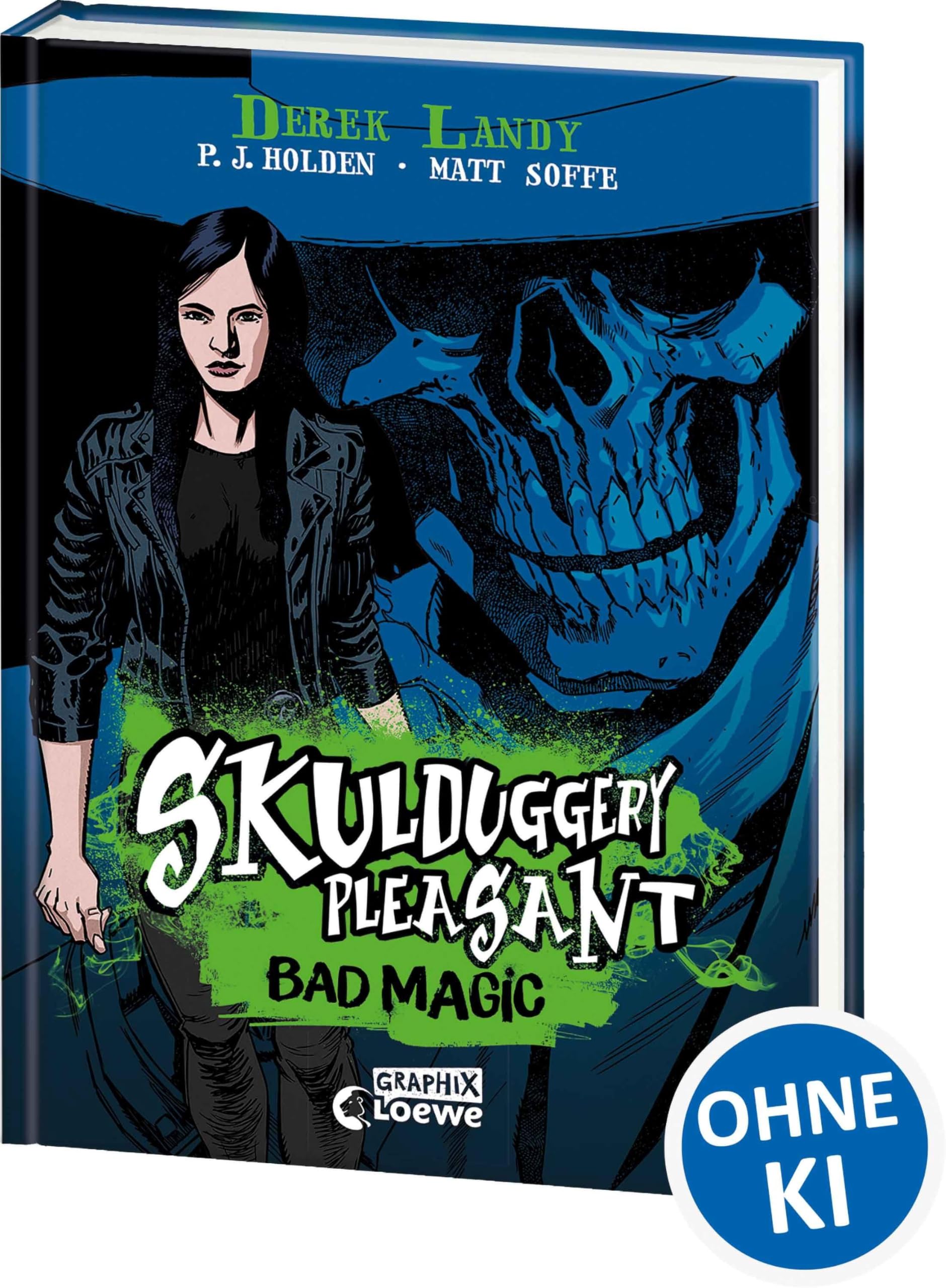 Skulduggery Pleasant (Graphic-Novel-Reihe, Band 1) - Bad Magic: Erlebe im ersten Comic-Buch mit Walküre und Skulduggery Urban-Fantasy-Horror at its best - Eine Skulduggery-Pleasant-Graphic-Novel