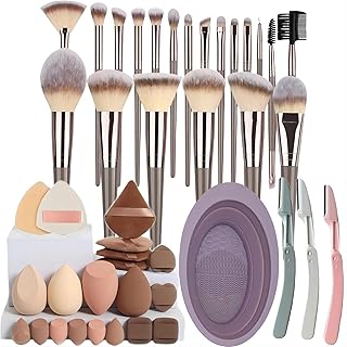 Juego de 44 brochas de maquillaje, kit de maq...