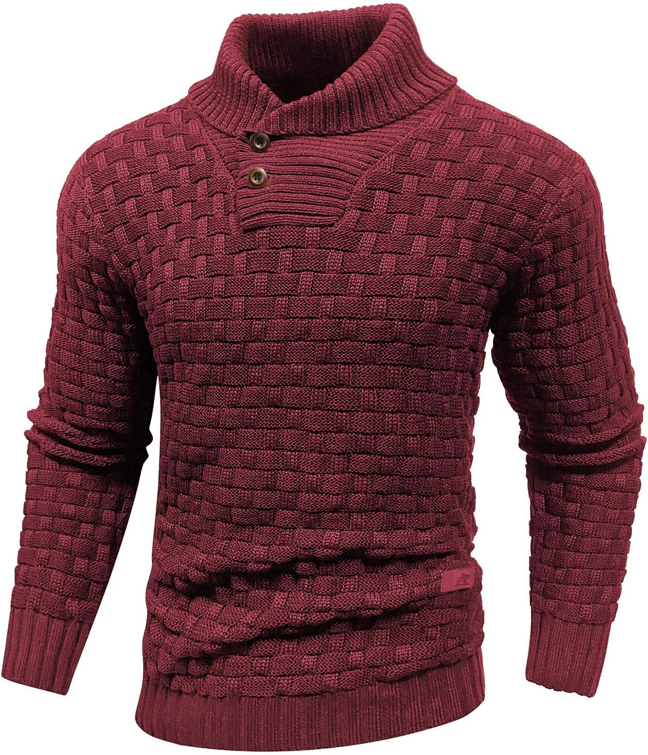 Maglione Dolcevita Uomo Invernale - 80% Cotone 20% Spandex | Collo Alto | Taglie Da M A 3XL - Foto 6