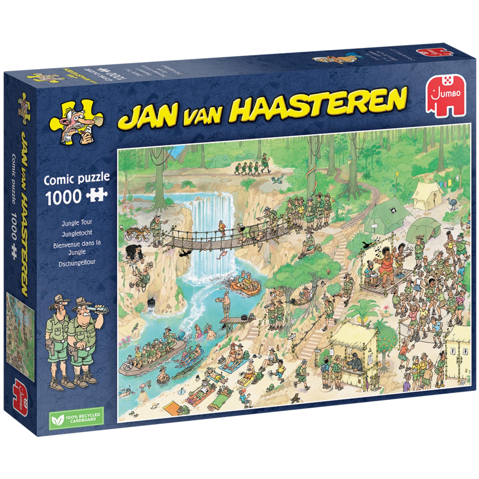 Jan Van Haasteren Jungle Tours 1000 Piece Jigsaw Puzzle