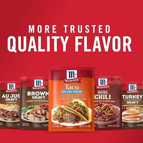 Miniatura 20 de McCormick, Mezcla de condimentos para tacos con 30% menos de sodio, 1 onza