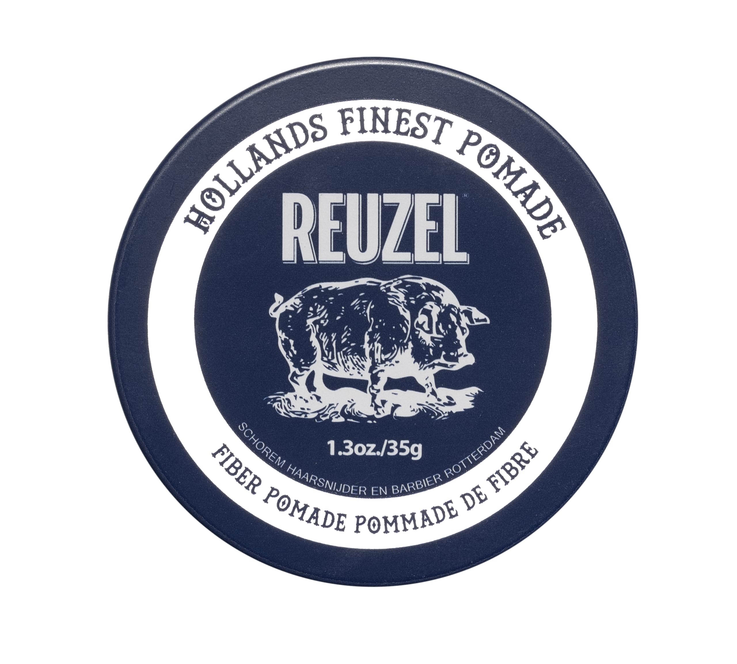 Reuzel Fiber Pomade, Low Shine Firm Holding Texurised Fuller Look, Easy To Restyle Throughout The Day 1.3oz/35g