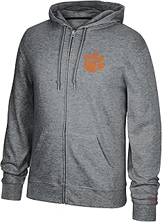 clemson zip up moletom com capuz