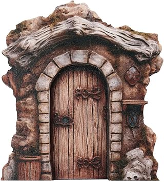 Fairy Tree Door, Miniature Fairy Tree Door, Hobbit Door, Fairy Garden Doors for Trees, Miniature Door, Tree Decoration, Garden Decorations