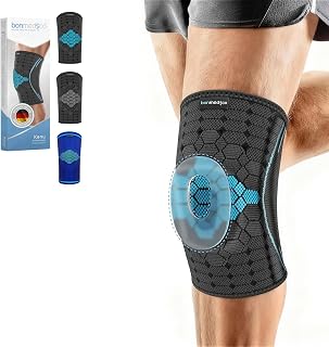 bonmedico Kniebandage Damen & Herren - Schwarz L