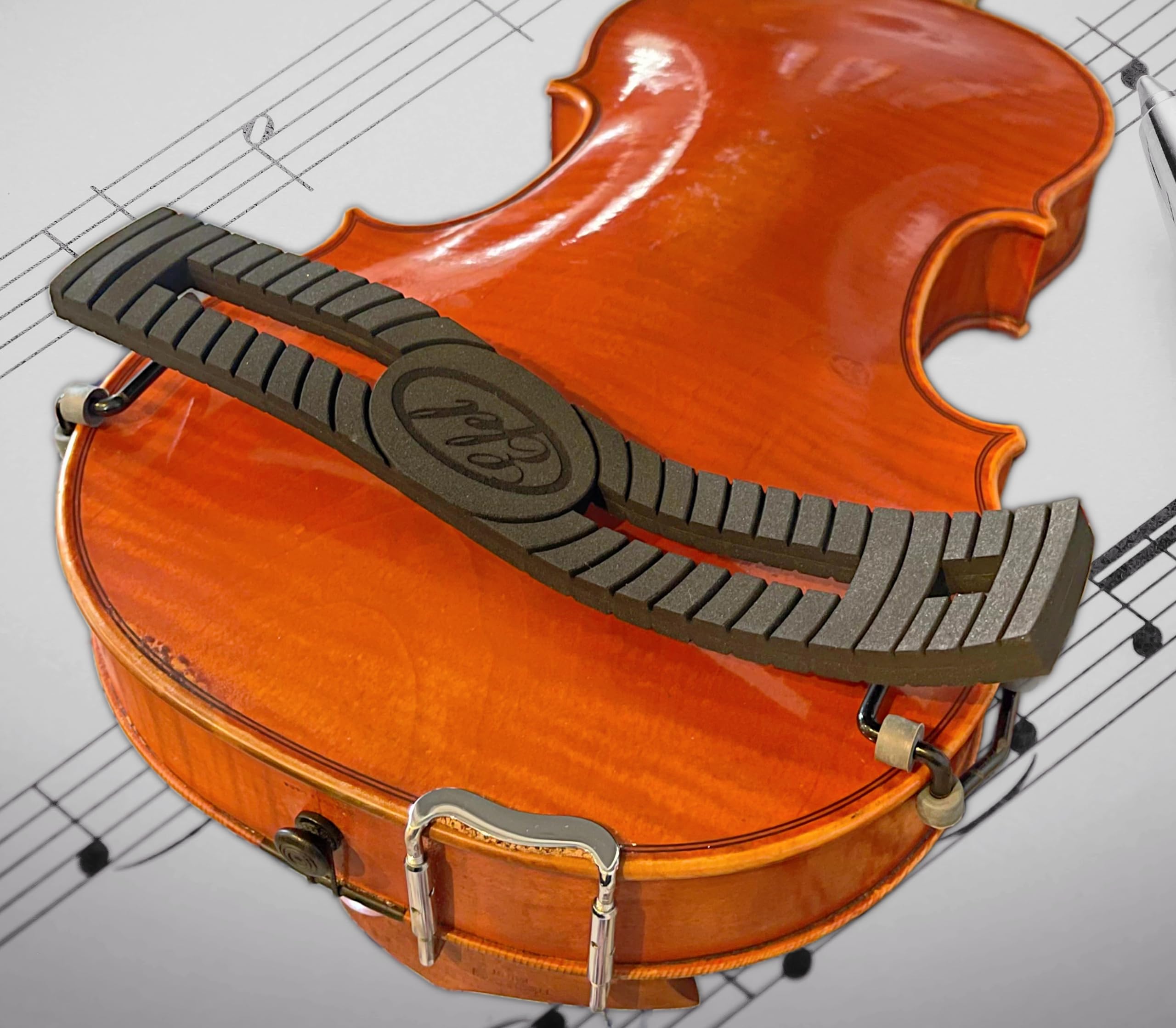 Épaulière Efel Ergo 5 pour alto, réglable en hauteur de 40 à 100 mm, rembourrage confortable en mousse, acoustique améliorée