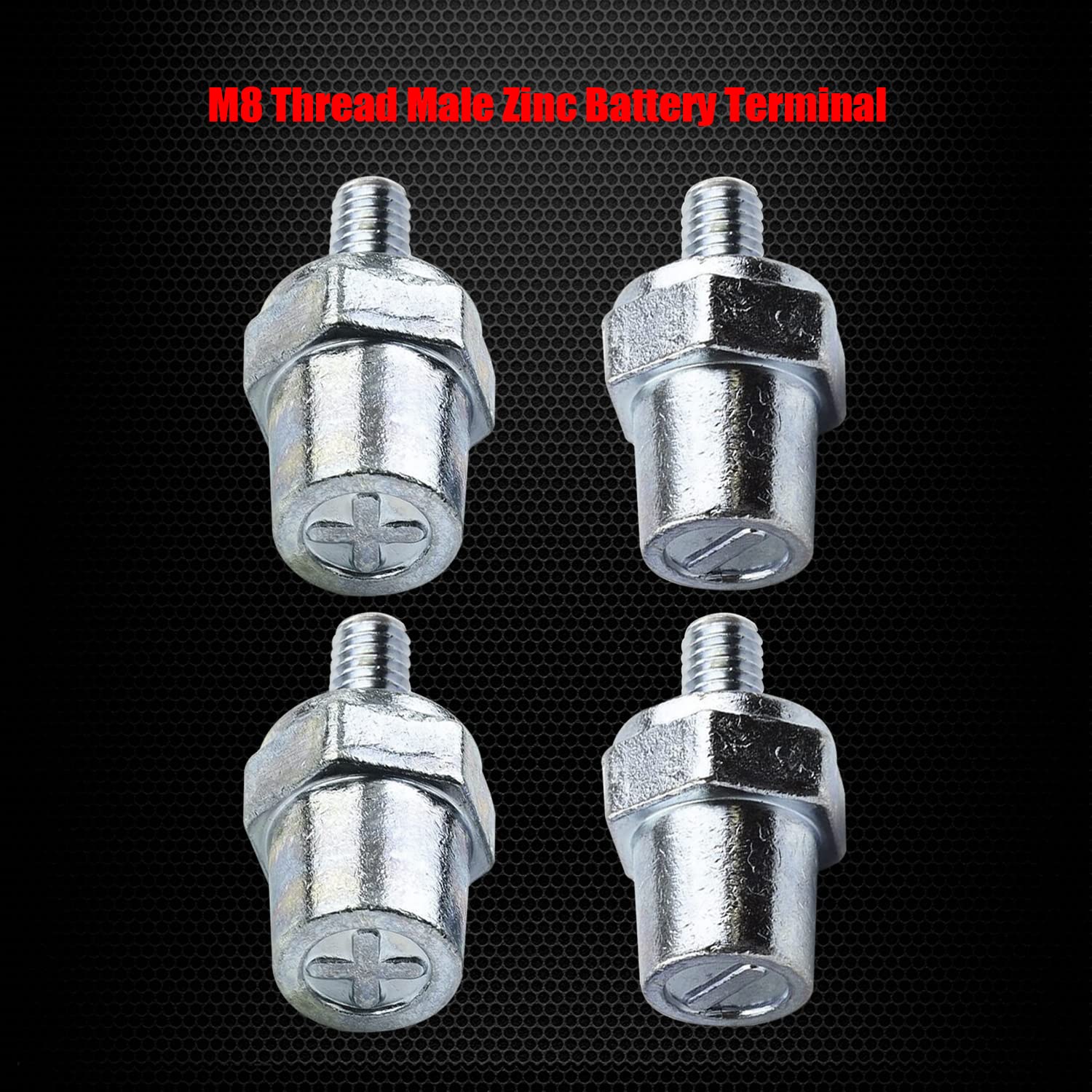 M8 Battery Post Snapklik.com : Ampper M8 Thread Male Zinc Battery Charging Post ...