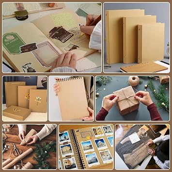 20 Pack Chipboard Sheets, Kraft Cardboard (50PT, 8.5 x 11 Inch)