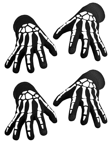 CROSSFINGERS Skeleton Gloves 2 Pairs