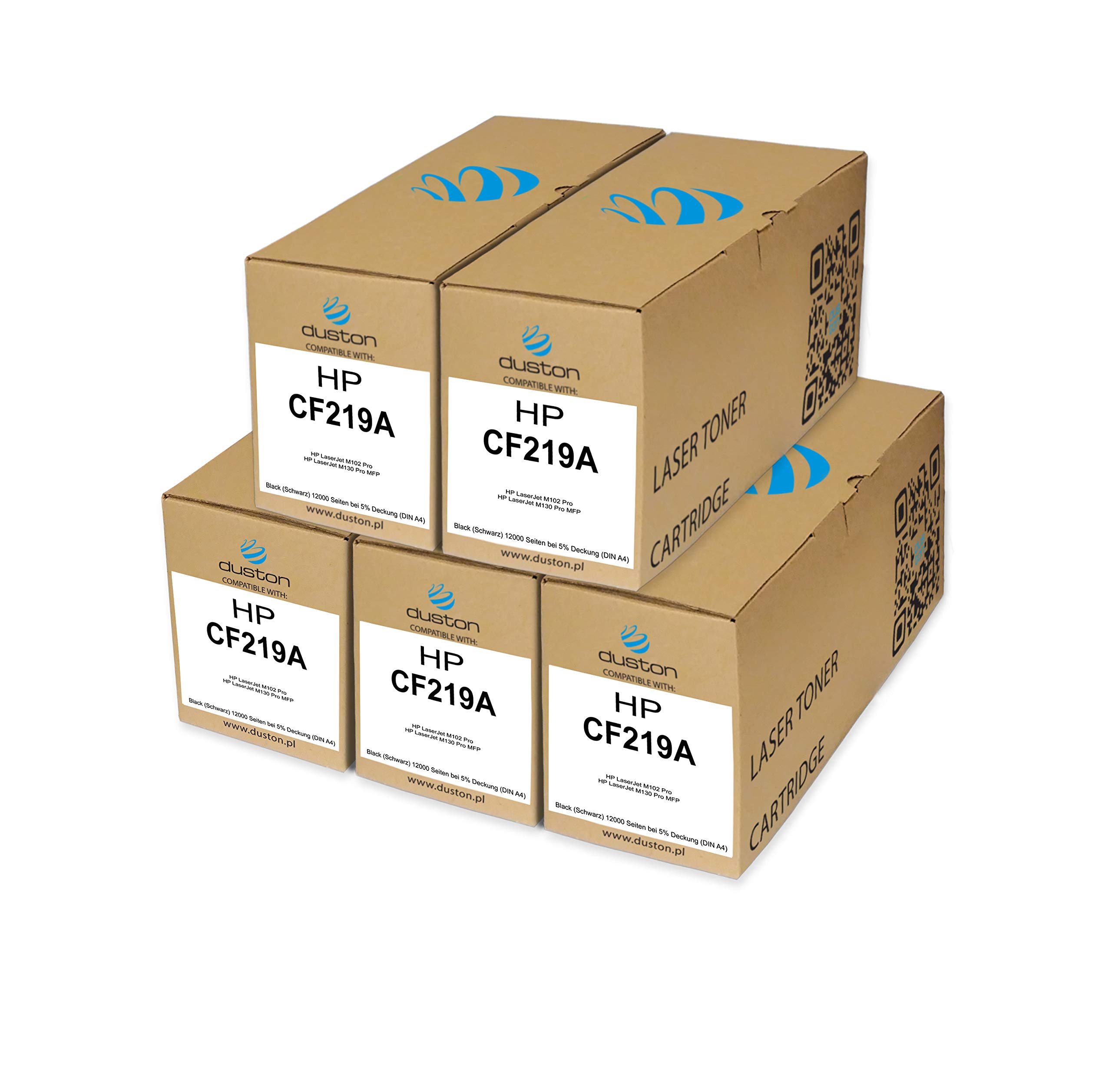 duston 5 tamburi CF219A, 19A compatibili con HP LaserJet Pro M102 M130