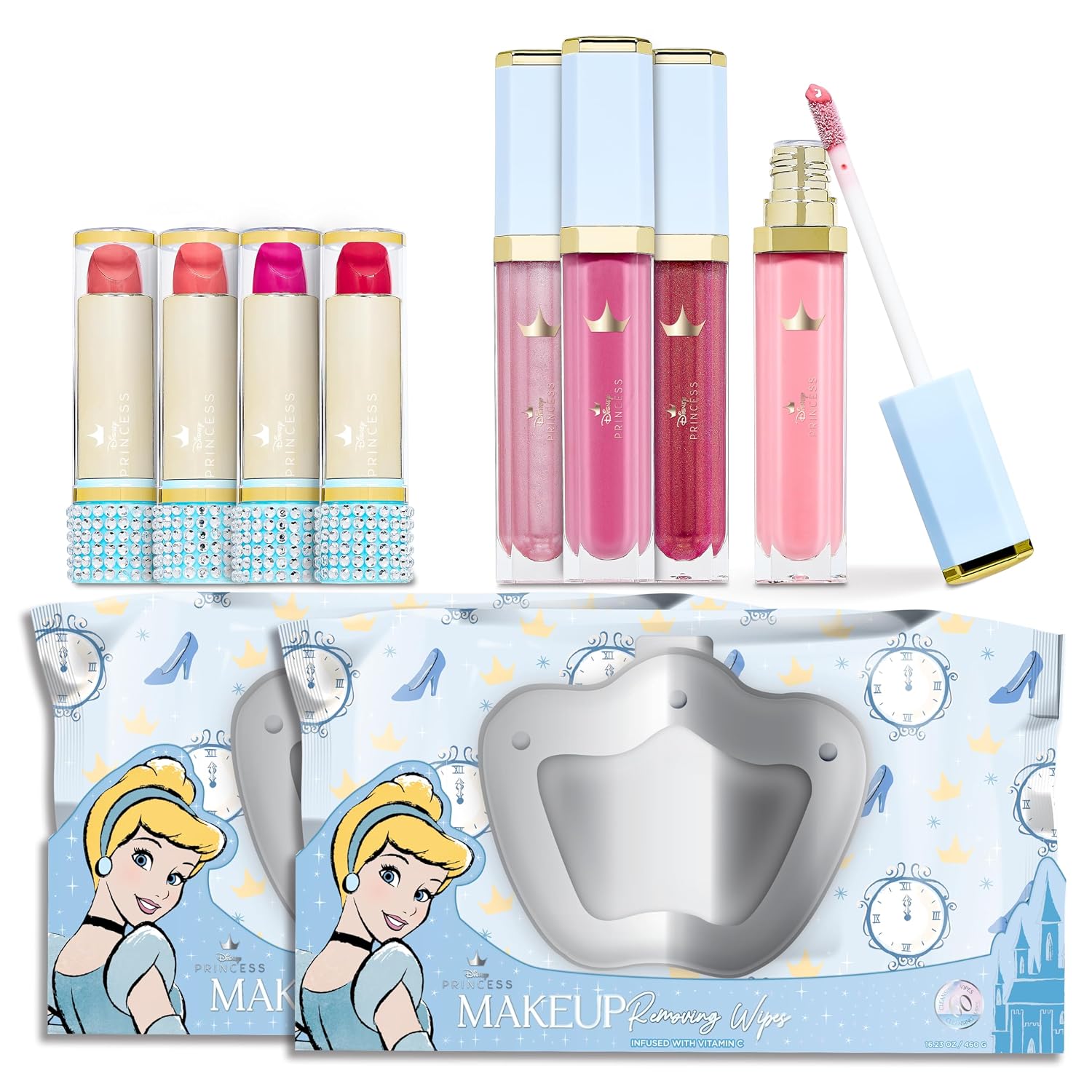 Belle Maison Disney Makeup Set - Princess Cinderella Collection