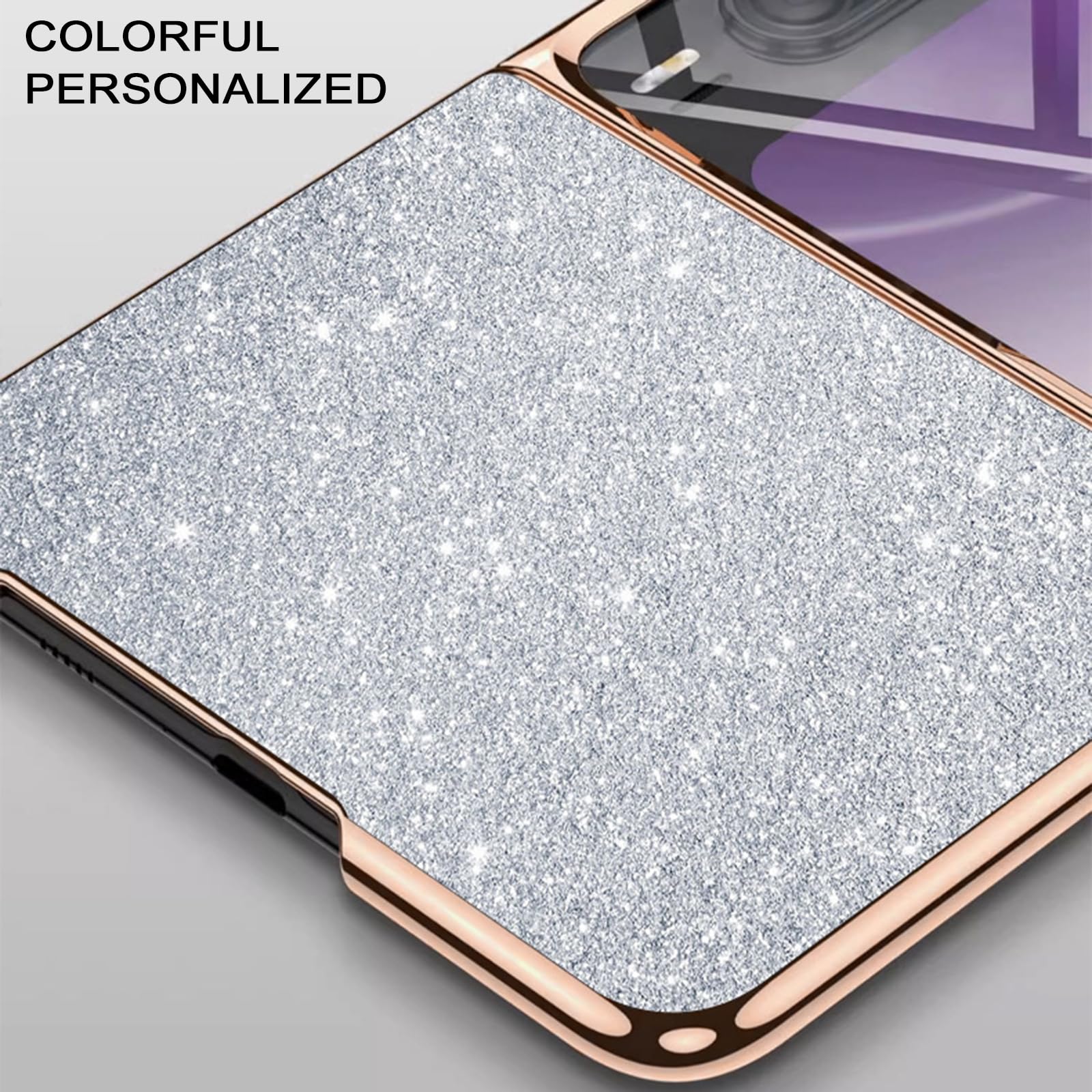 Ultrafina Carcasa para Huawei Pura X, Lujo Ligero Galvanoplastia Funda Protección de Cámara Anti-Arañazos Cuero Estuche,Oro,Pura X
