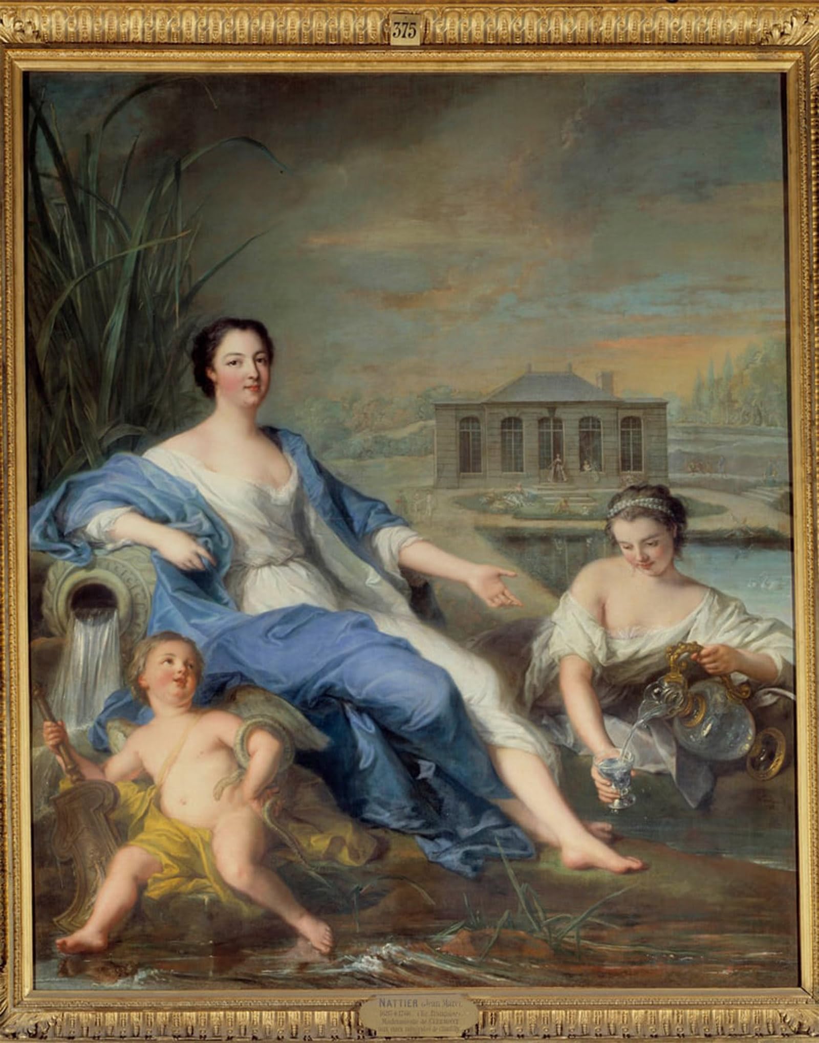 POSTERIIk Famous Print Pop Art Wall Art Graffiti Portrait of Marie Anne De Bourbon by Jean Marc Nattier Art Prints for Home Decor 60x90cm