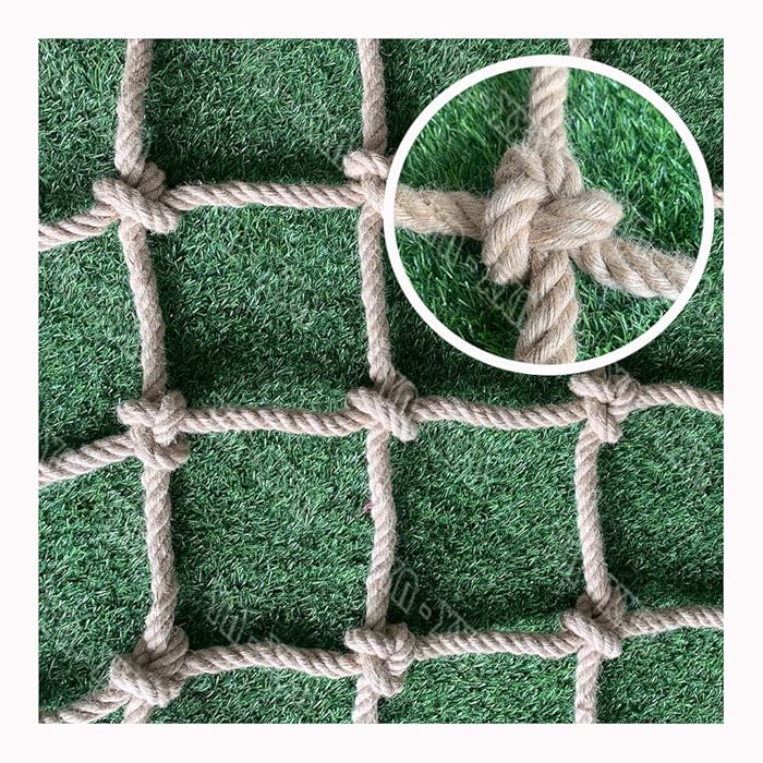Buy XXN Adult Safety Climbing Net,Hemp Rope Cargo Climb Nets Giant Heavy Duty Large Mesh for