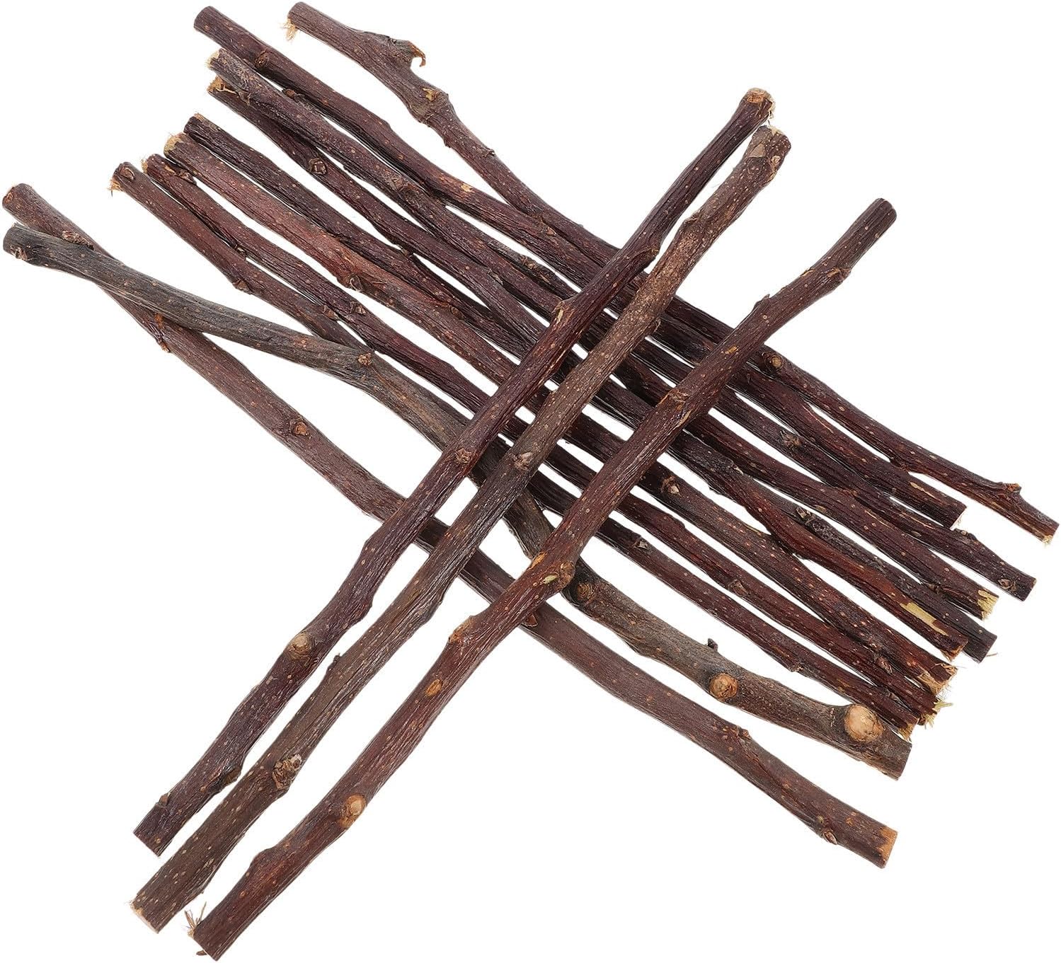Gadpiparty 50Pcs Natural Birch Wood Log Sticks for Crafts Smooth Twigs DIY Handmade Decorations Photo Props Rustic Home Wedding Party Creative Craft Supplies