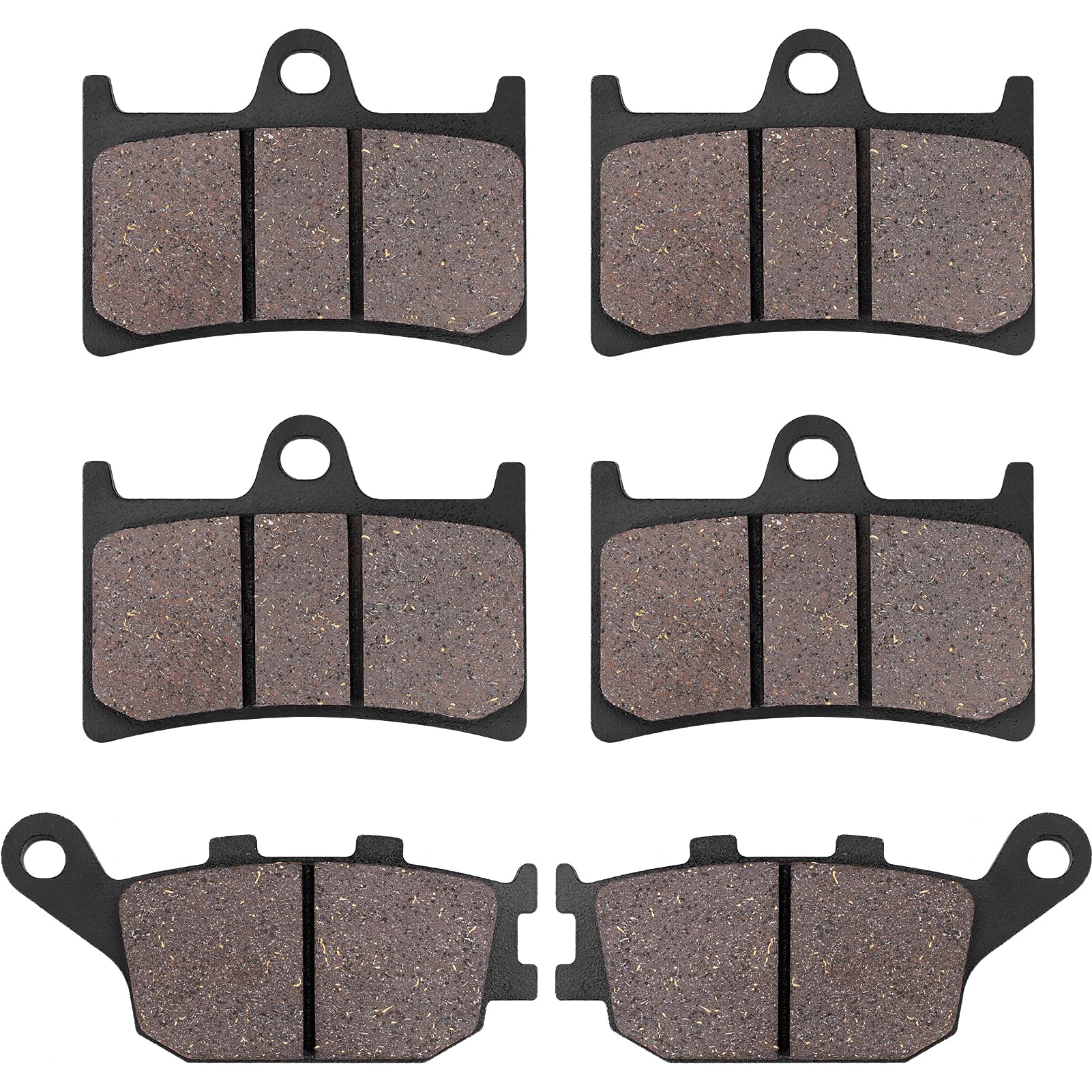 Plaquettes de frein avant et arrière compatibles avec YZF R6 600 2003-2016 / FZ6 Fazer S2 2007-2009 / FZS 1000 2006-2014 / FZ1 Fazer 2006-2015