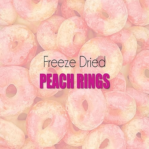 Miniatura 9 de Anillos de melocotón liofilizados Candy Bolsa grande de 7 oz (anillos de melocotón)