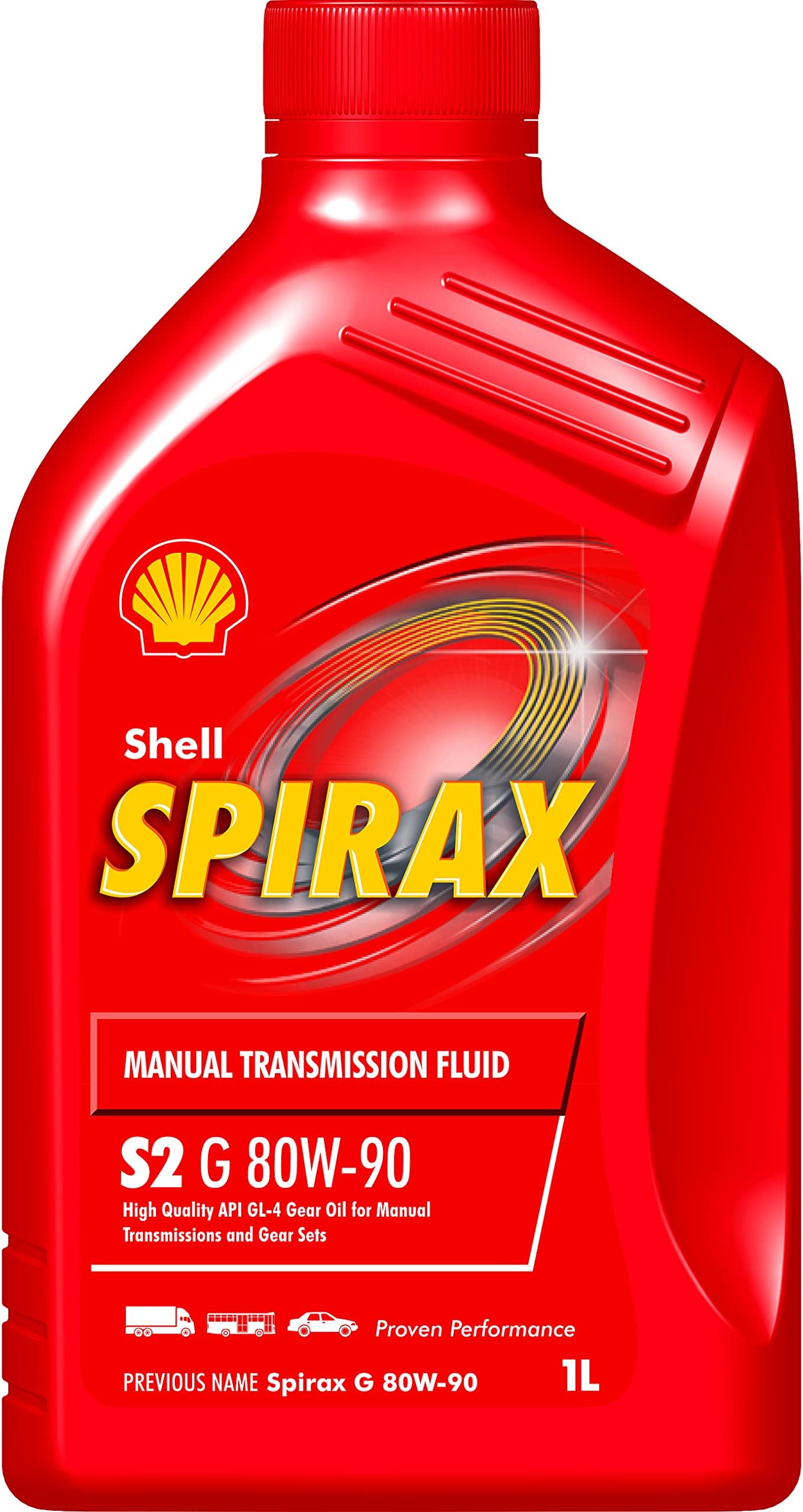 Spirax S2 G 80W-90 API GL-4 Gear Oil for Cars of All Fuel Types (1 L)