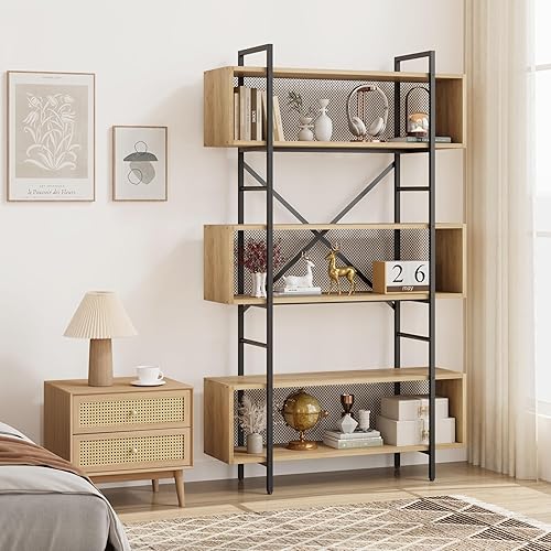 Miniatura 5 de Estantería de 6 niveles con almacenamiento, estante industrial de 71.3 pulgadas de alto con estantes de exhibición abierta, estantería de 6 estantes