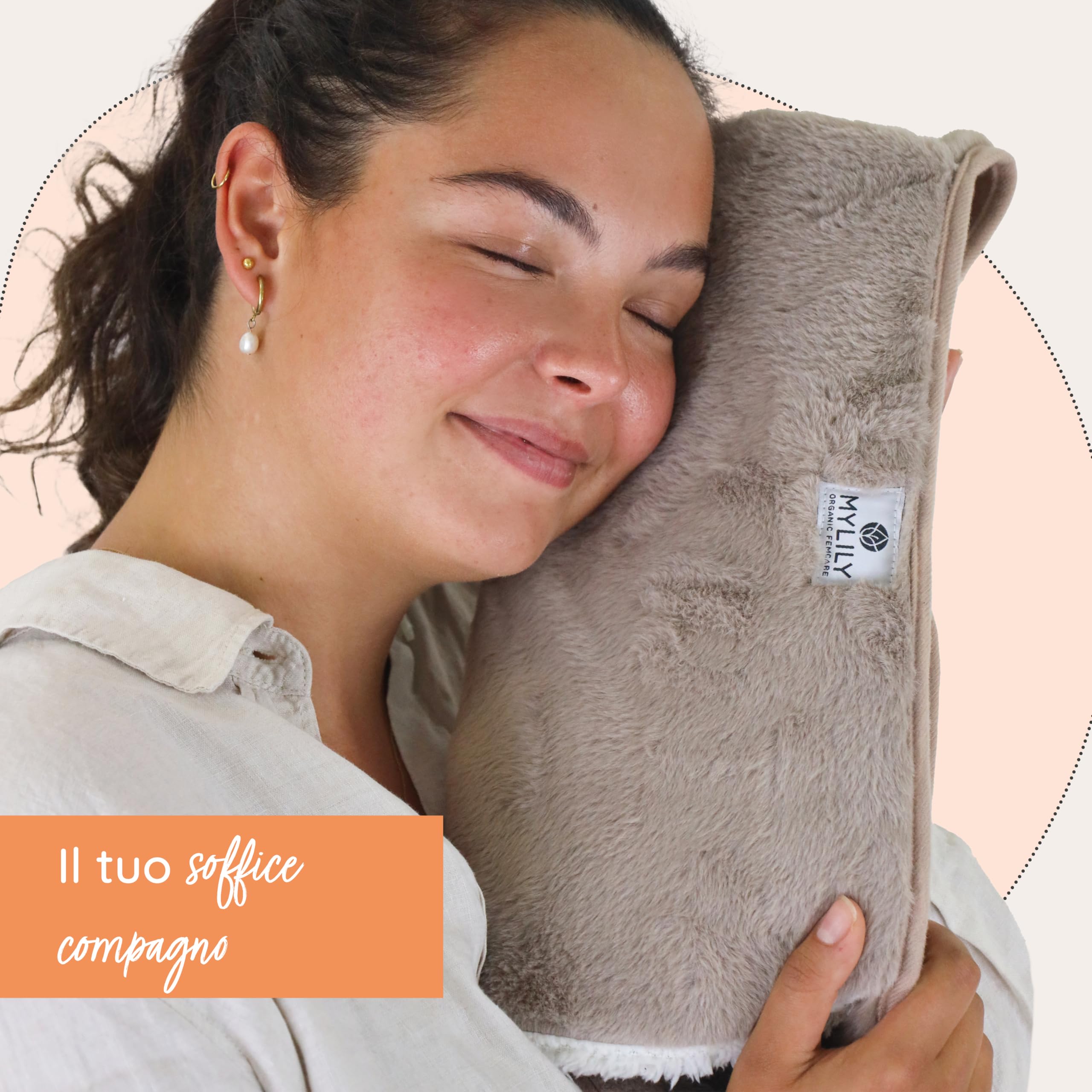 MYLILY | cintura per borsa dell'acqua calda mestruale | borsa acqua calda peluche | bottiglia di acqua calda | cintura scalda schiena e mestruazioni