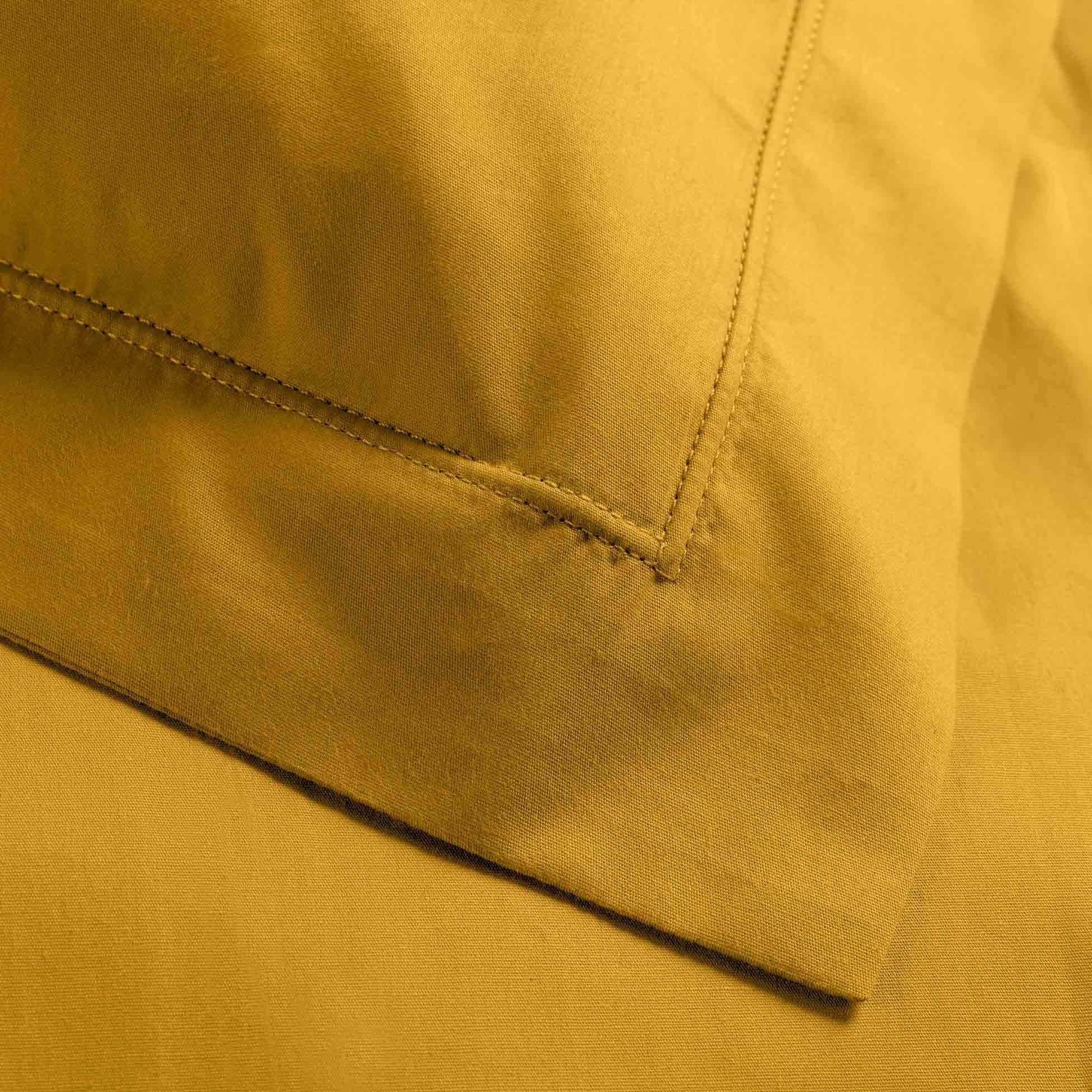 douceur d'intérieur, Percaline Curry 100% Cotton Percale Percale Cushion Cover with Raised Seam, 63 x 63 cm - Image 4