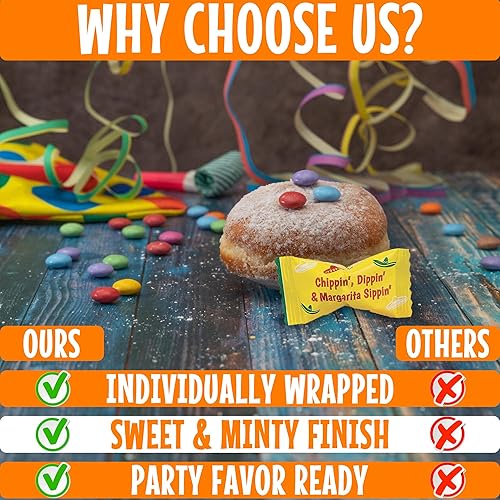 Miniatura 6 de Fun Express - Buttermint de Fiesta envuelto para Cinco de Mayo - Comestibles - Mints - Buttermints - Cinco de Mayo - 108 piezas