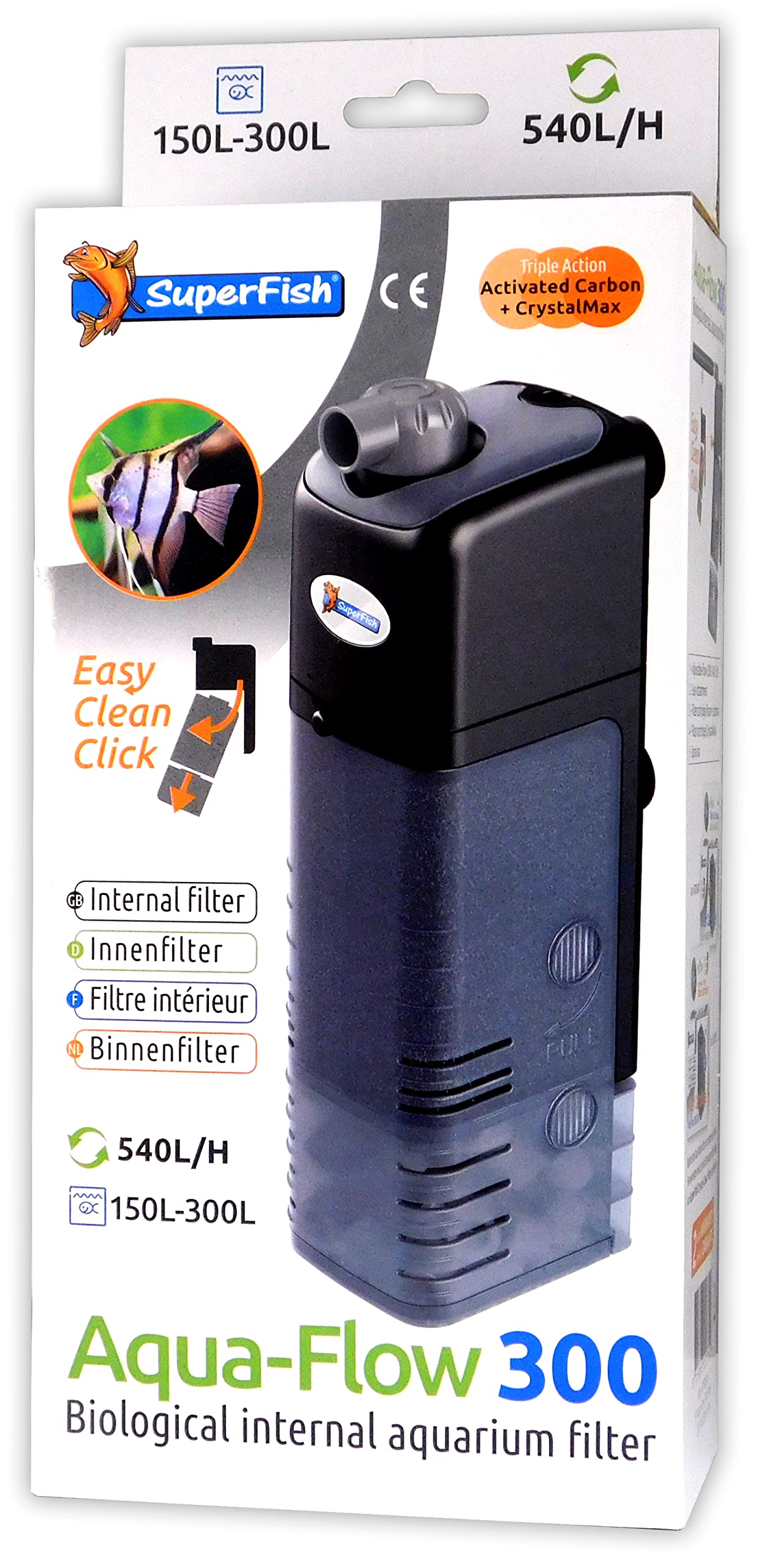 Superfish Filtration Aqua-Flow 300 540L/H