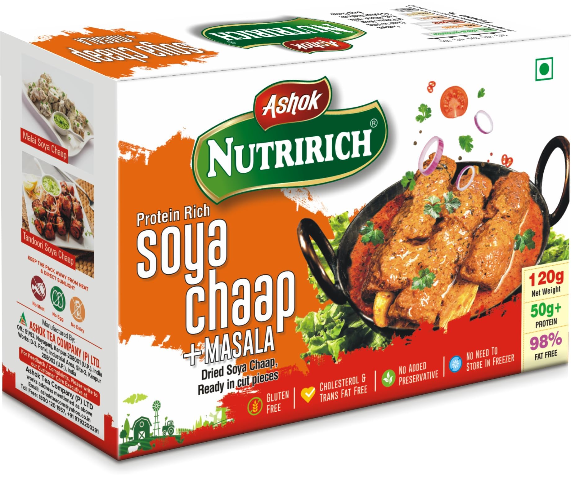 Sponsored Ad - Soya Chaap With Masala 120 Gram (Soya Chaap Pack Of 1)