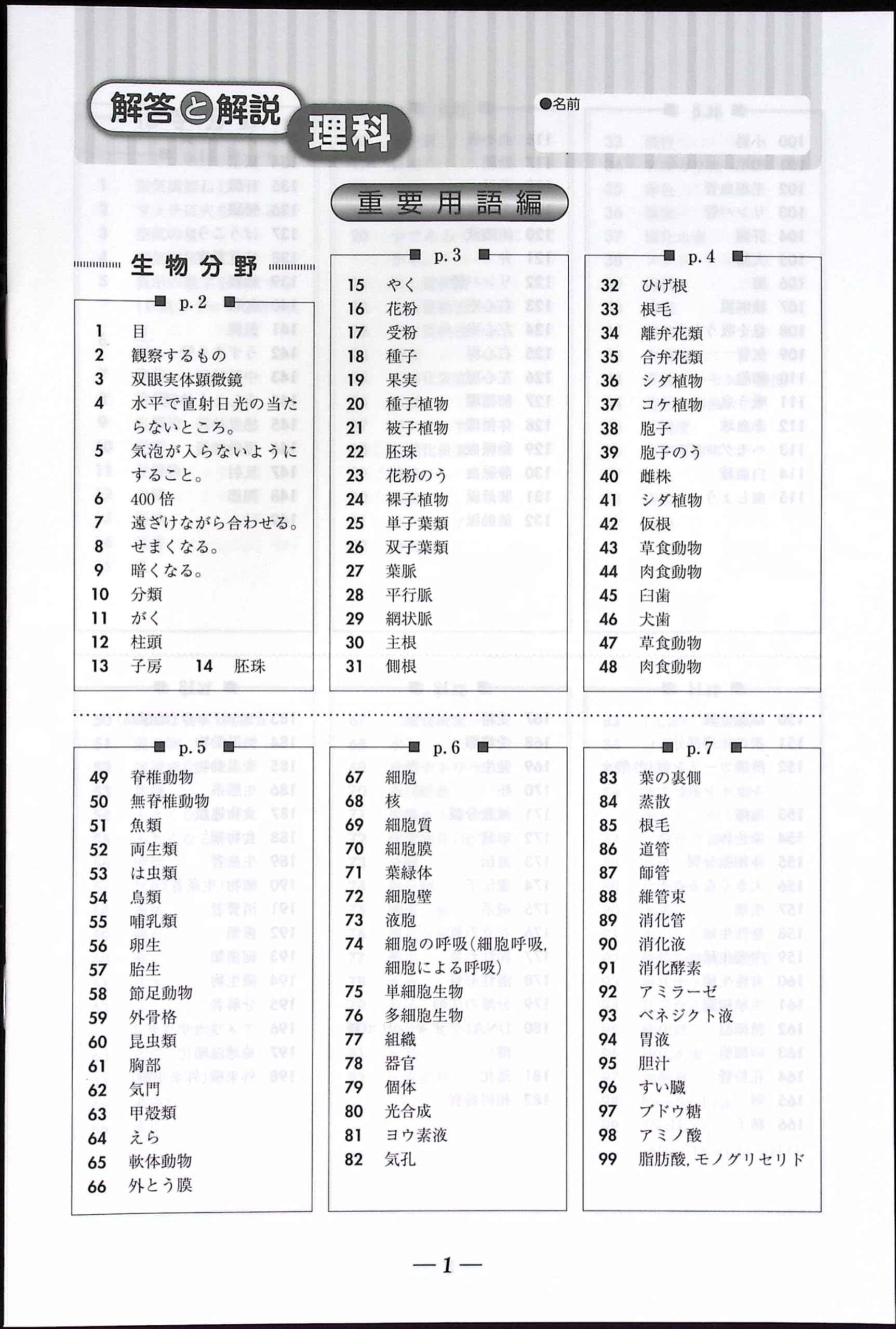 Amazon.co.jp: 一問一答式用語問題集 + 用語ミニブック 理科