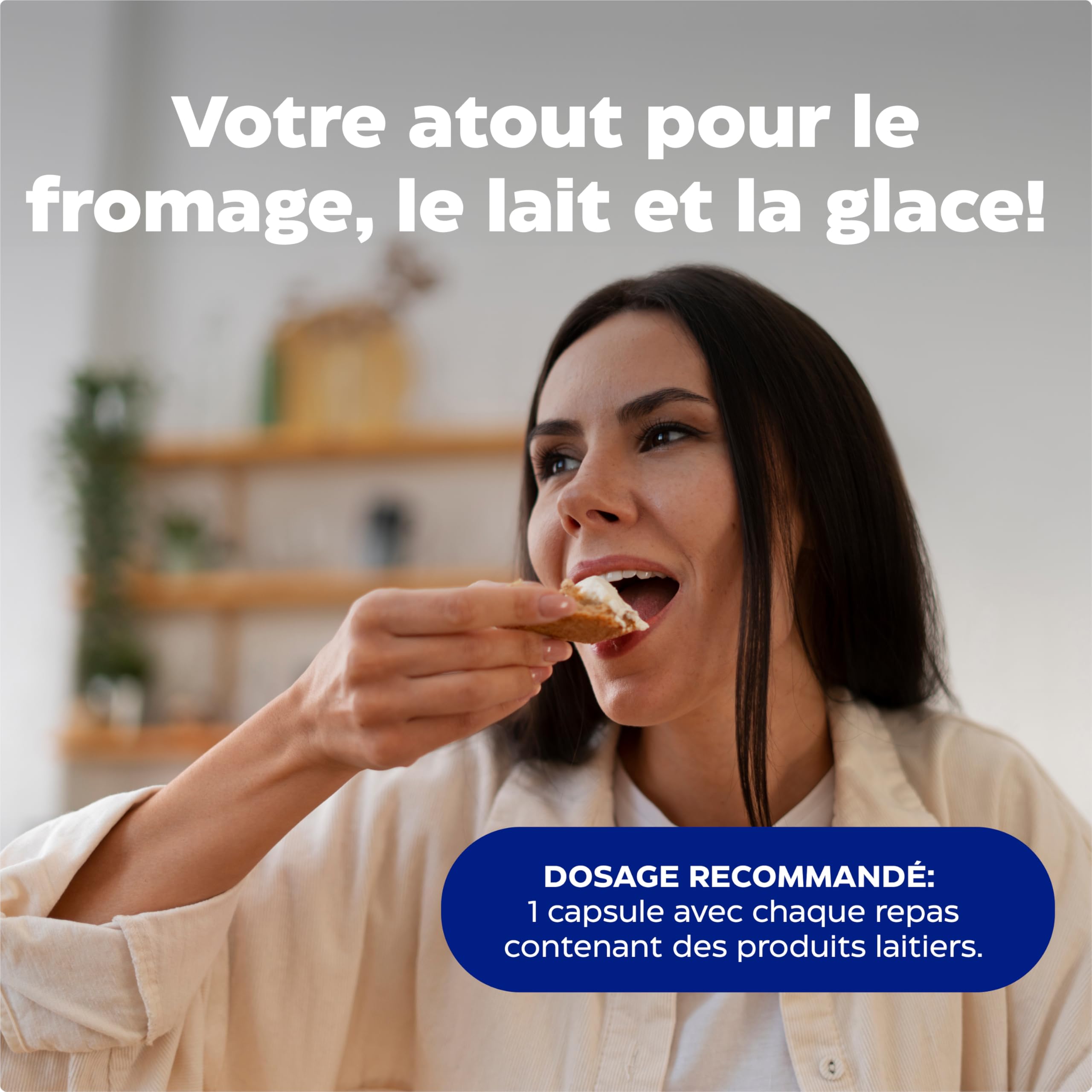 Enzymedica, Lacto, Formule Enzymatique Pour L'Intolérance Au Lactose Et À La Caséine, Indiqué Contre La Contamination Croisée, Sans Gluten, Sans Produits Laitiers, Végétalien, 90 Capsules