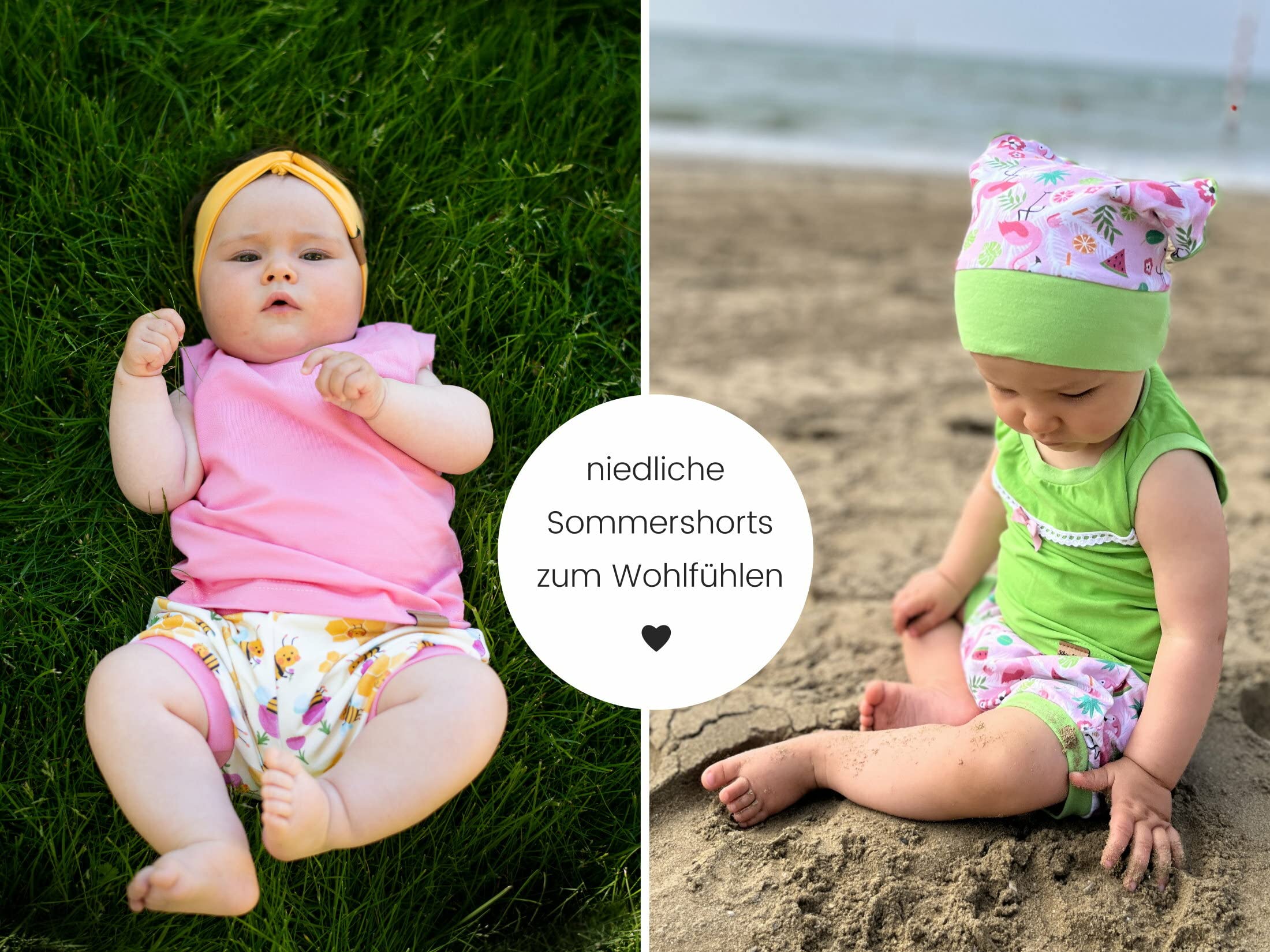 Kleine Könige Kurze Pumphose Baby Mädchen Shorts · viele Modelle & Größen · Größen 50-128