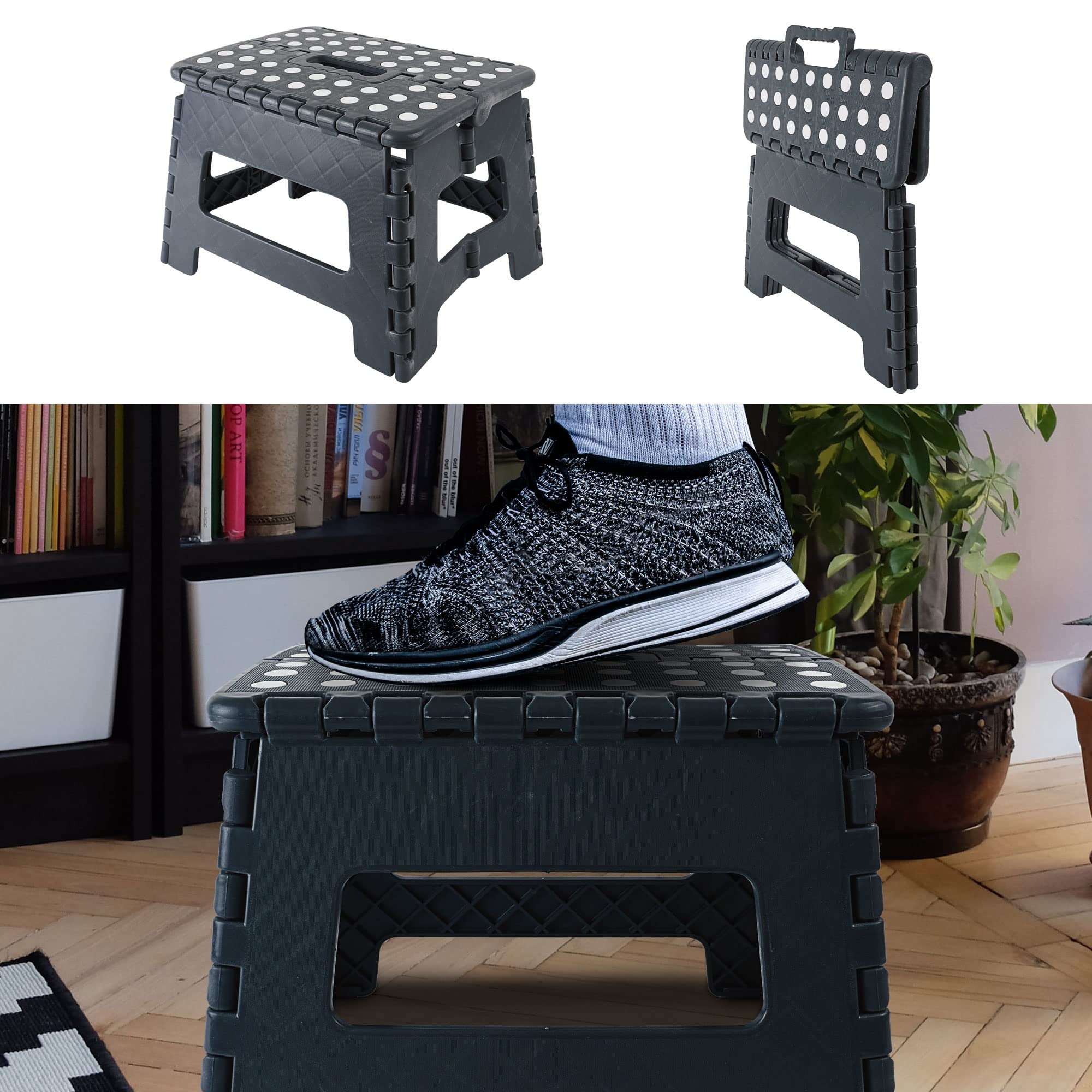 Sgabello Pieghevole Cepewa Clappy - Compatto E Robusto Per Casa E Giardino - Foto 10