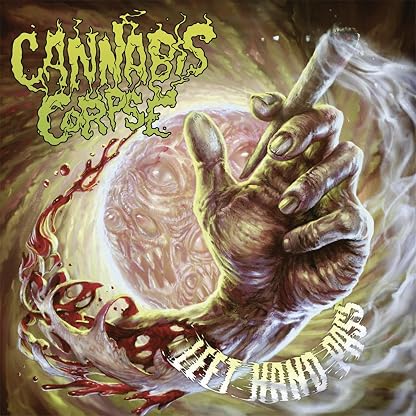 Left Hand Pass (Ltd. light Rose vinyl LP) [Disco de Vinil] por Cannabis Corpse, capa do álbum