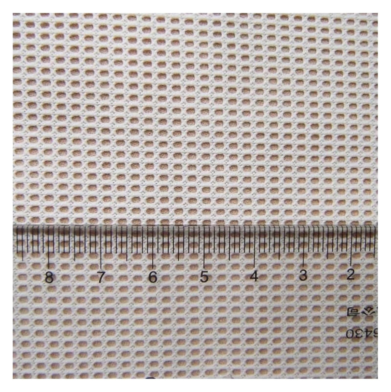 Tejido De Malla De Costura Red De Poliéster Suave Ripstop Elástico Bajo(White)
