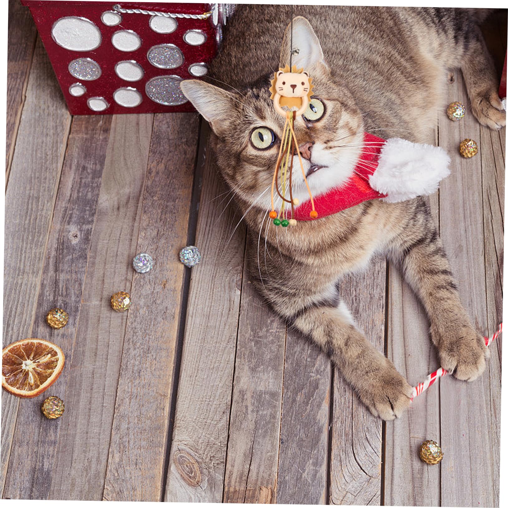 Happyyami 10stücke Interaktives Katzenspielzeug Mit Plüsch Und Glocke Katzenangel Bewegung Und Spaß Für Ihre Haustiere Für Katzen Und Kleine Hunde