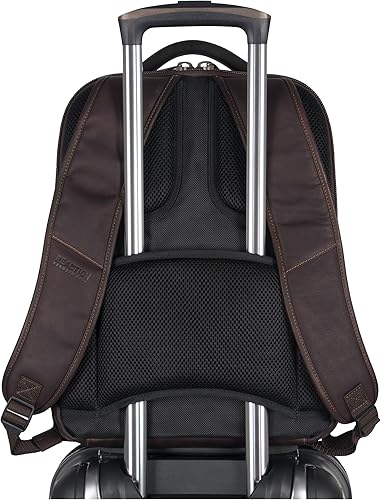 Miniatura 6 de Kenneth Cole Reaction - Bolsa de mensajero de cuero para computador portátiltableta RFID, con cierre de lengüeta y mosquetón, Manhattan, Colombia.,